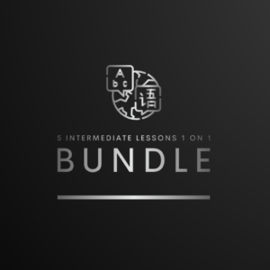 5 Intermediate Lessons 1 on 1 Bundle